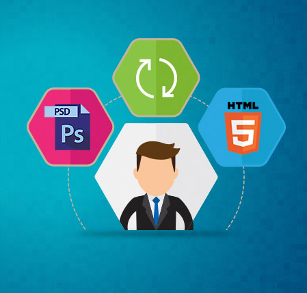 Implement Bootstrap to convert PSD to HTML